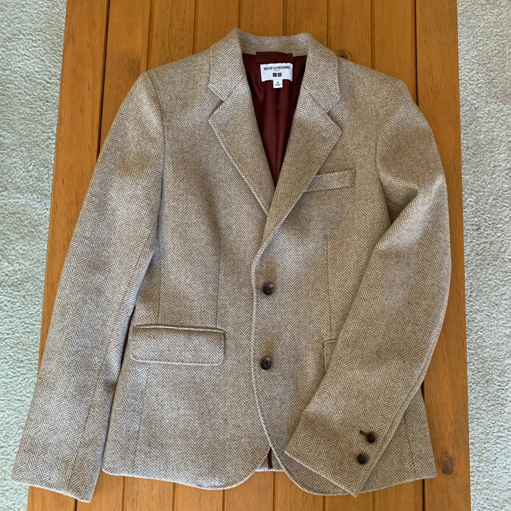Women wool blend blazer